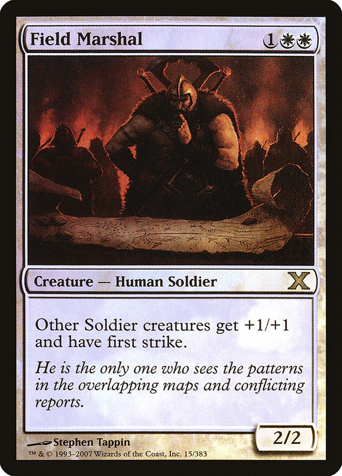 Field Marshal (Premium Foil) [Tenth Edition] | Jomio and Rueliete's Cards and Comics