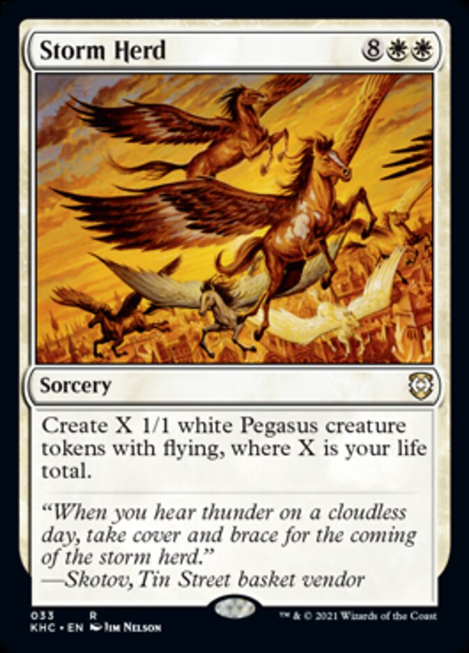 Storm Herd [Kaldheim Commander] | Jomio and Rueliete's Cards and Comics