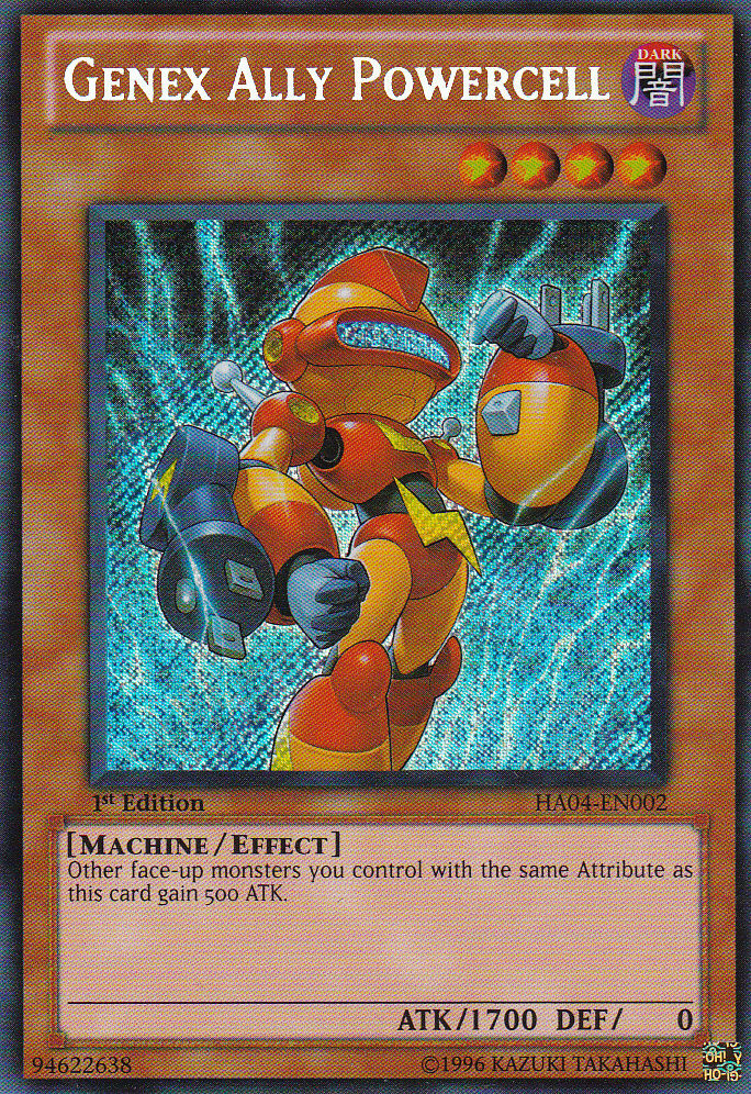Genex Ally Powercell [HA04-EN002] Secret Rare | Jomio and Rueliete's Cards and Comics