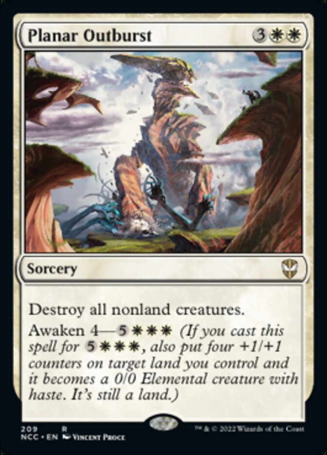 Planar Outburst [Streets of New Capenna Commander] | Jomio and Rueliete's Cards and Comics