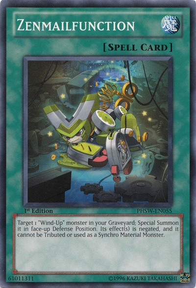 Zenmailfunction [PHSW-EN055] Common | Jomio and Rueliete's Cards and Comics