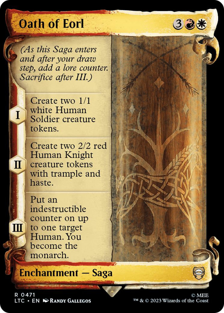 Oath of Eorl [The Lord of the Rings: Tales of Middle-Earth Commander Showcase Scrolls] | Jomio and Rueliete's Cards and Comics