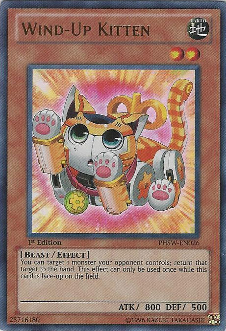 Wind-Up Kitten [PHSW-EN026] Ultra Rare | Jomio and Rueliete's Cards and Comics