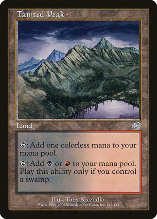 Tainted Peak [Torment] | Jomio and Rueliete's Cards and Comics