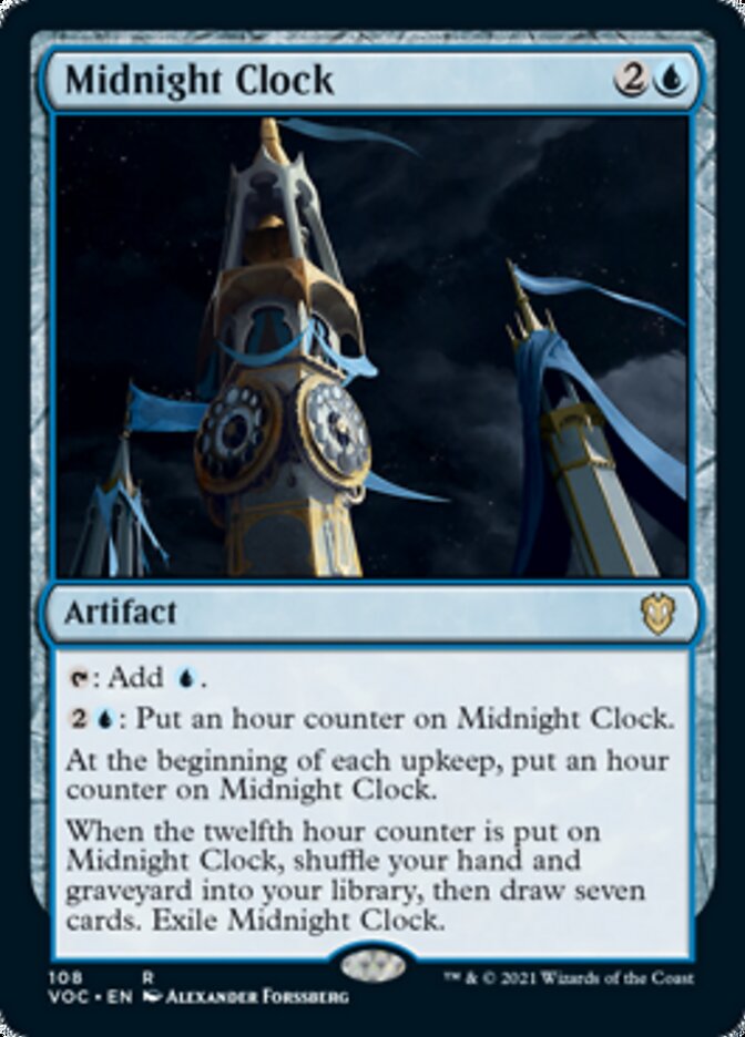Midnight Clock [Innistrad: Crimson Vow Commander] | Jomio and Rueliete's Cards and Comics