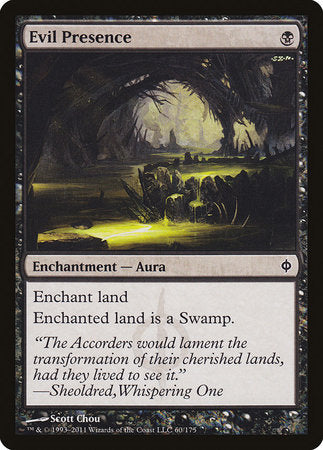 Evil Presence [New Phyrexia] | Jomio and Rueliete's Cards and Comics