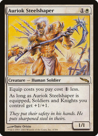 Auriok Steelshaper [Mirrodin] | Jomio and Rueliete's Cards and Comics