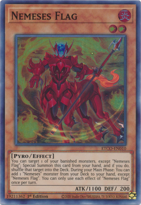 Nemeses Flag [ETCO-EN010] Super Rare | Jomio and Rueliete's Cards and Comics