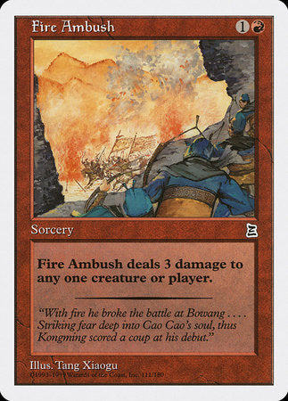 Fire Ambush [Portal Three Kingdoms] | Jomio and Rueliete's Cards and Comics