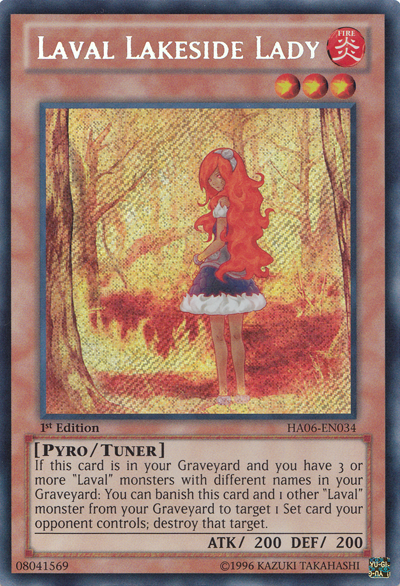 Laval Lakeside Lady [HA06-EN034] Secret Rare | Jomio and Rueliete's Cards and Comics