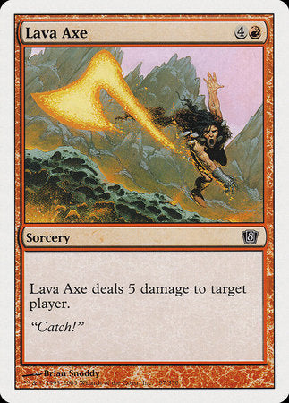 Lava Axe [Eighth Edition] | Jomio and Rueliete's Cards and Comics