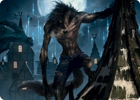Stalking Predator Art Card [Innistrad: Midnight Hunt Art Series] | Jomio and Rueliete's Cards and Comics