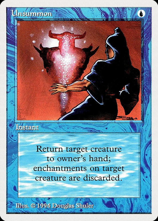 Unsummon [Summer Magic / Edgar] | Jomio and Rueliete's Cards and Comics