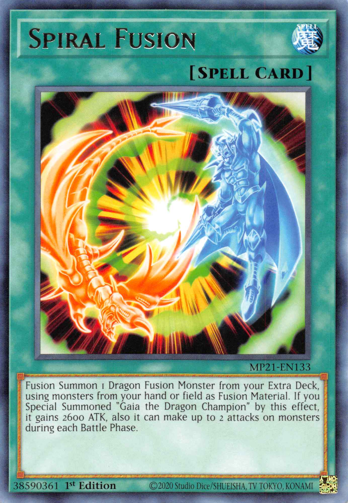 Spiral Fusion [MP21-EN133] Rare | Jomio and Rueliete's Cards and Comics