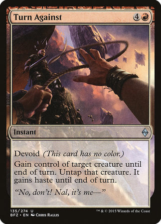 Turn Against [Battle for Zendikar] | Jomio and Rueliete's Cards and Comics