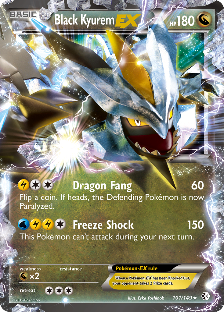Black Kyurem EX (101/149) [Black & White: Boundaries Crossed] | Jomio and Rueliete's Cards and Comics
