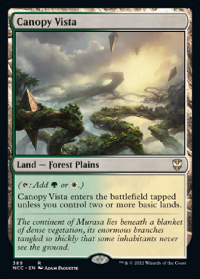 Canopy Vista [Streets of New Capenna Commander] | Jomio and Rueliete's Cards and Comics
