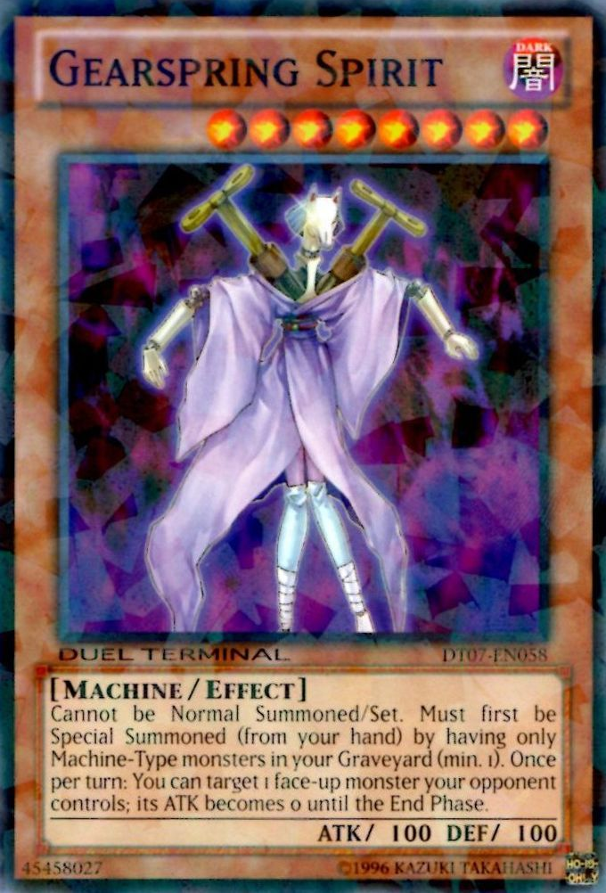 Gearspring Spirit [DT07-EN058] Common | Jomio and Rueliete's Cards and Comics