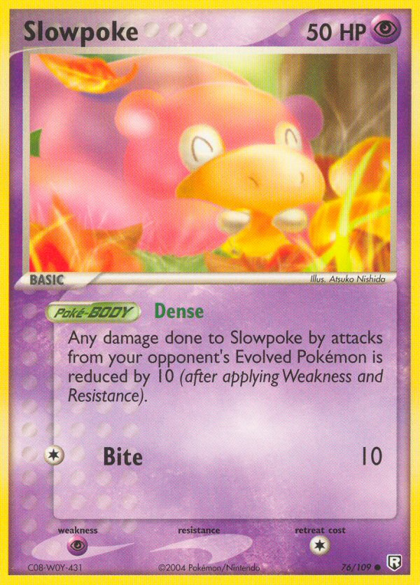 Slowpoke (76/109) [EX: Team Rocket Returns] | Jomio and Rueliete's Cards and Comics