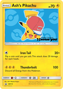 Ash's Pikachu (SM114) [Sun & Moon: Black Star Promos] | Jomio and Rueliete's Cards and Comics