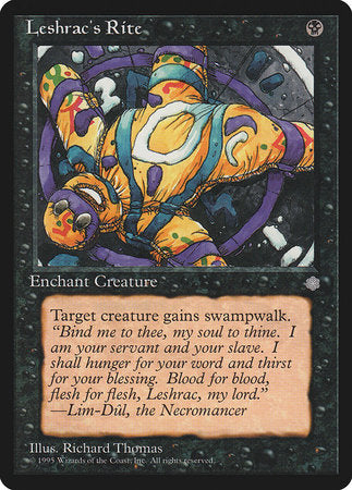 Leshrac's Rite [Ice Age] | Jomio and Rueliete's Cards and Comics