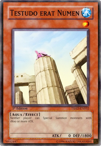 Testudo erat Numen [TSHD-EN032] Common | Jomio and Rueliete's Cards and Comics