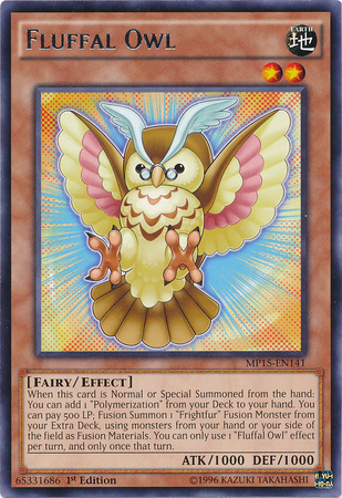 Fluffal Owl [MP15-EN141] Rare | Jomio and Rueliete's Cards and Comics