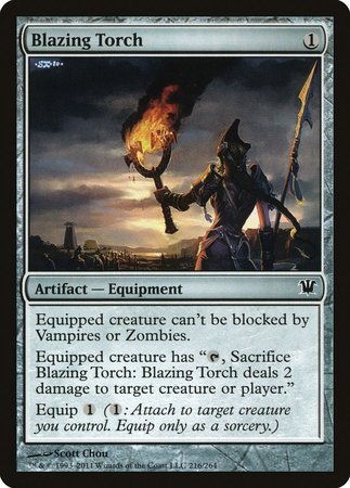 Blazing Torch [Innistrad] | Jomio and Rueliete's Cards and Comics