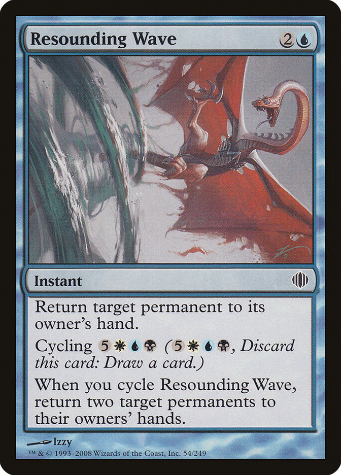 Resounding Wave [Shards of Alara] | Jomio and Rueliete's Cards and Comics