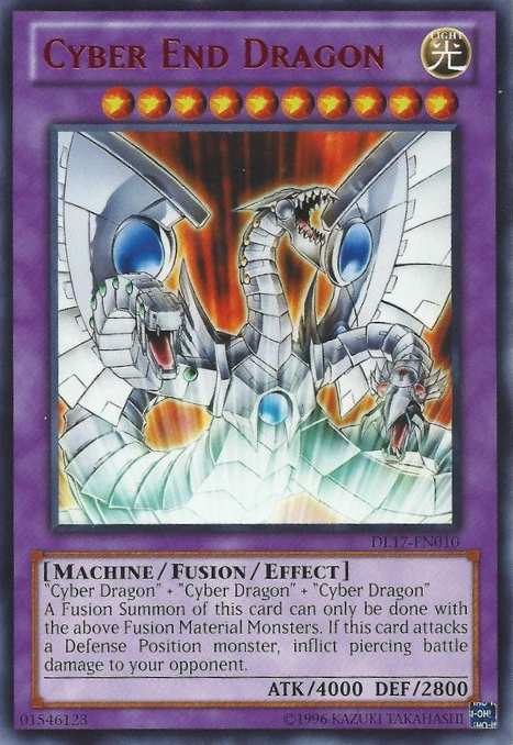 Cyber End Dragon (Red) [DL17-EN010] Rare | Jomio and Rueliete's Cards and Comics