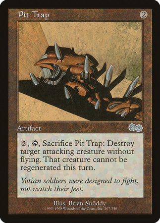 Pit Trap [Urza's Saga] | Jomio and Rueliete's Cards and Comics