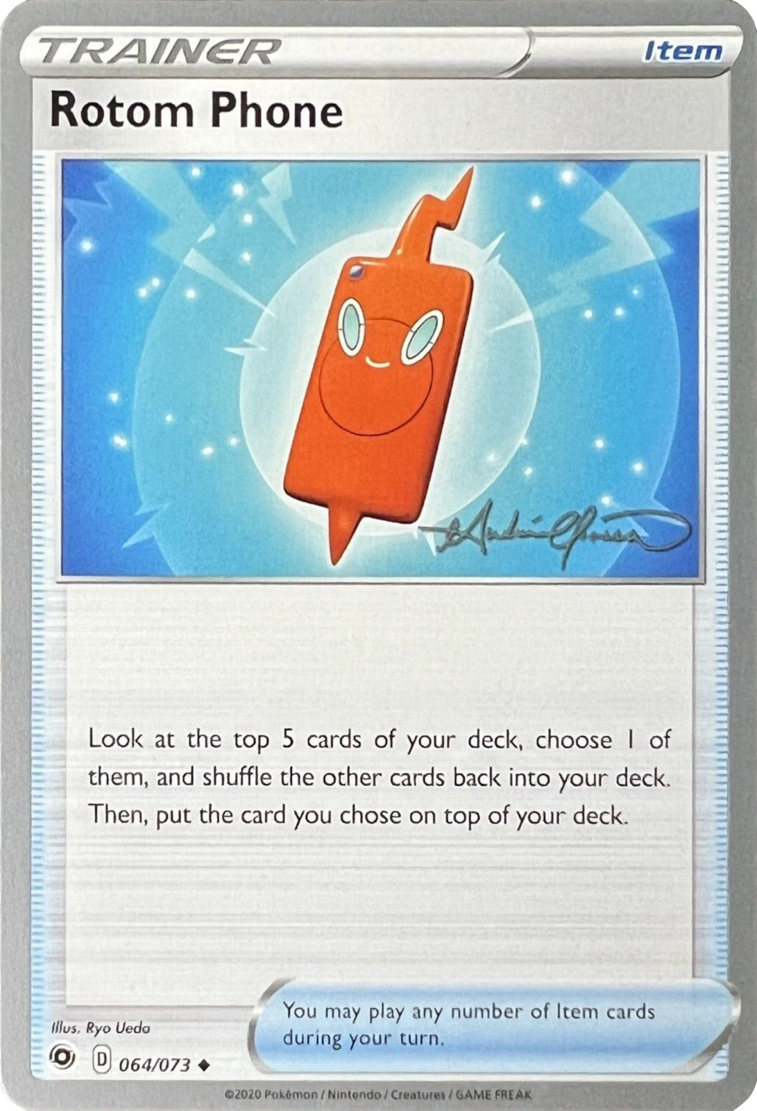Rotom Phone (064/073) (The Shape of Mew - Andre Chiasson) [World Championships 2022] | Jomio and Rueliete's Cards and Comics