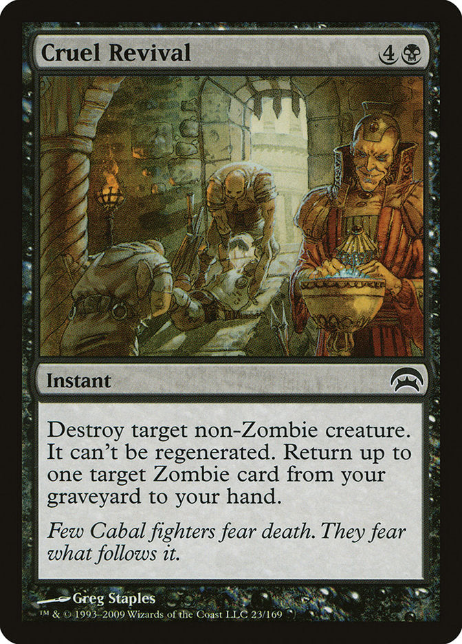 Cruel Revival [Planechase] | Jomio and Rueliete's Cards and Comics
