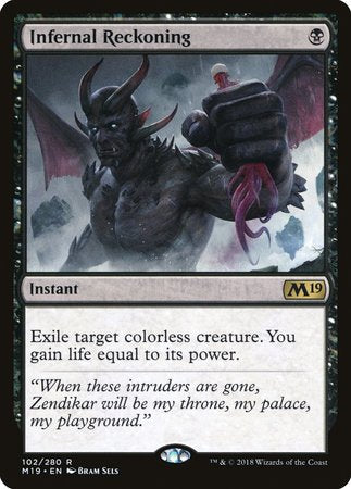 Infernal Reckoning [Core Set 2019] | Jomio and Rueliete's Cards and Comics