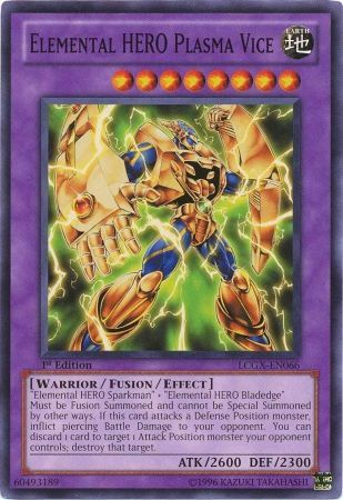 Elemental HERO Plasma Vice [LCGX-EN066] Common | Jomio and Rueliete's Cards and Comics