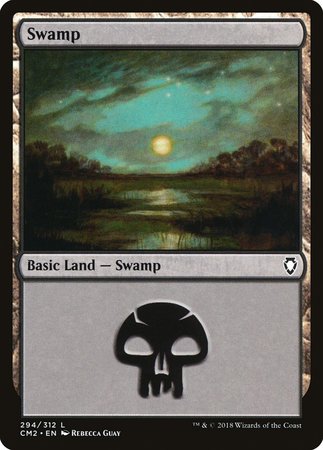 Swamp (294) [Commander Anthology Volume II] | Jomio and Rueliete's Cards and Comics