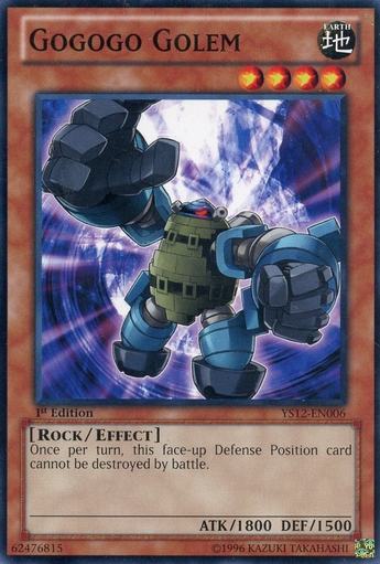 Gogogo Golem [YS12-EN006] Common | Jomio and Rueliete's Cards and Comics