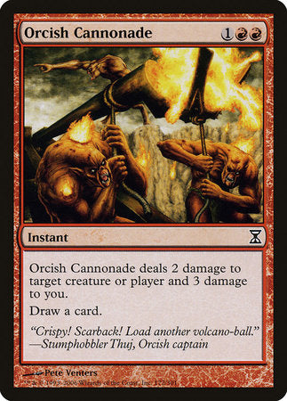 Orcish Cannonade [Time Spiral] | Jomio and Rueliete's Cards and Comics