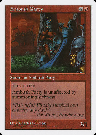 Ambush Party [Fifth Edition] | Jomio and Rueliete's Cards and Comics
