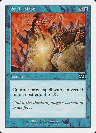 Spell Blast [Classic Sixth Edition] | Jomio and Rueliete's Cards and Comics