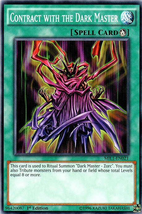 Contract with the Dark Master [MIL1-EN021] Common | Jomio and Rueliete's Cards and Comics