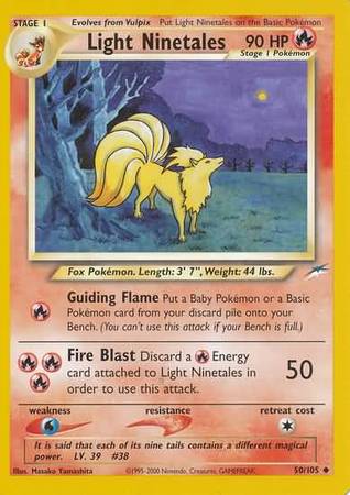 Light Ninetales (50/105) [Neo Destiny Unlimited] | Jomio and Rueliete's Cards and Comics