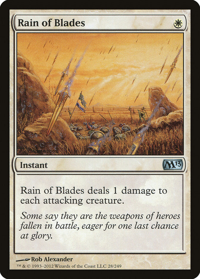 Rain of Blades [Magic 2013] | Jomio and Rueliete's Cards and Comics