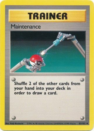 Maintenance (83/102) [Base Set Unlimited] | Jomio and Rueliete's Cards and Comics