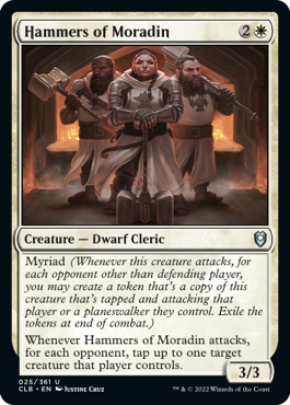 Hammers of Moradin [Commander Legends: Battle for Baldur's Gate] | Jomio and Rueliete's Cards and Comics