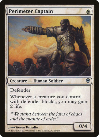 Perimeter Captain [Worldwake] | Jomio and Rueliete's Cards and Comics
