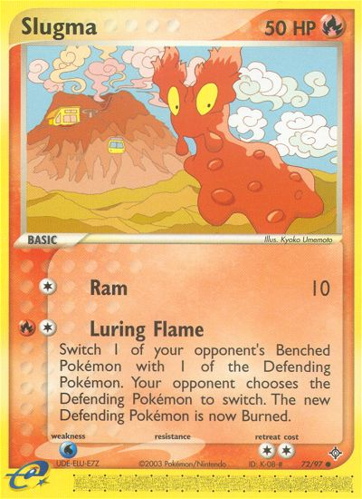 Slugma (72/97) [EX: Dragon] | Jomio and Rueliete's Cards and Comics