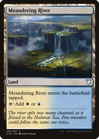 Meandering River [Commander 2018] | Jomio and Rueliete's Cards and Comics