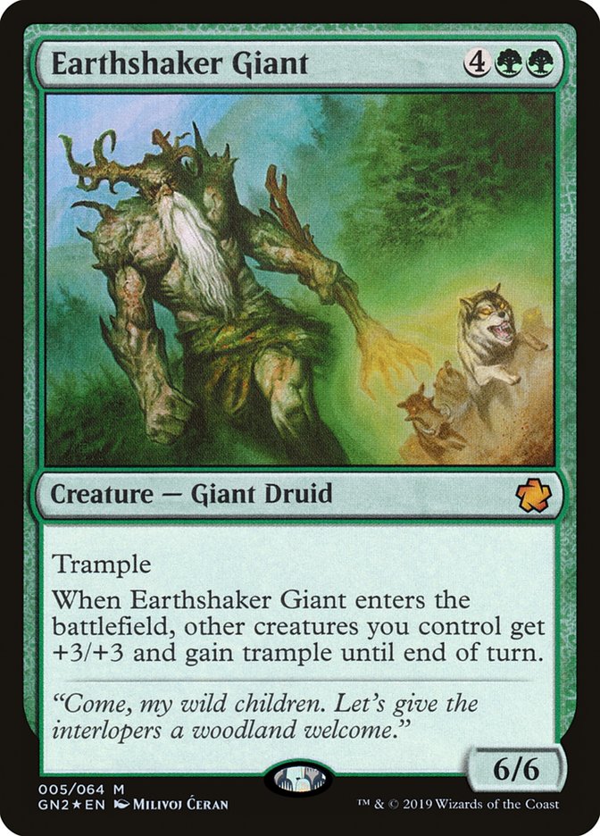 Earthshaker Giant [Game Night 2019] | Jomio and Rueliete's Cards and Comics