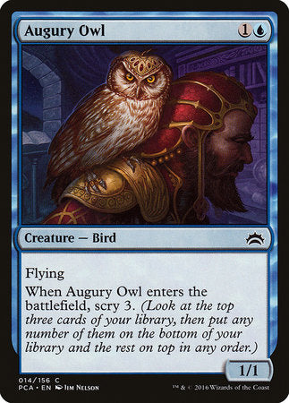 Augury Owl [Planechase Anthology] | Jomio and Rueliete's Cards and Comics